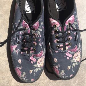 Floral print Vans